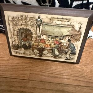 Anton Pieck Vintage 1966 D.A.C NY 3D Art Plaque